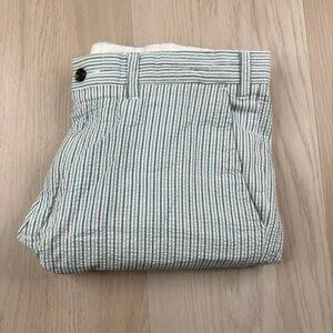 CASTAWAY NANTUCKET Cisco Seersucker Shorts Striped Size 32